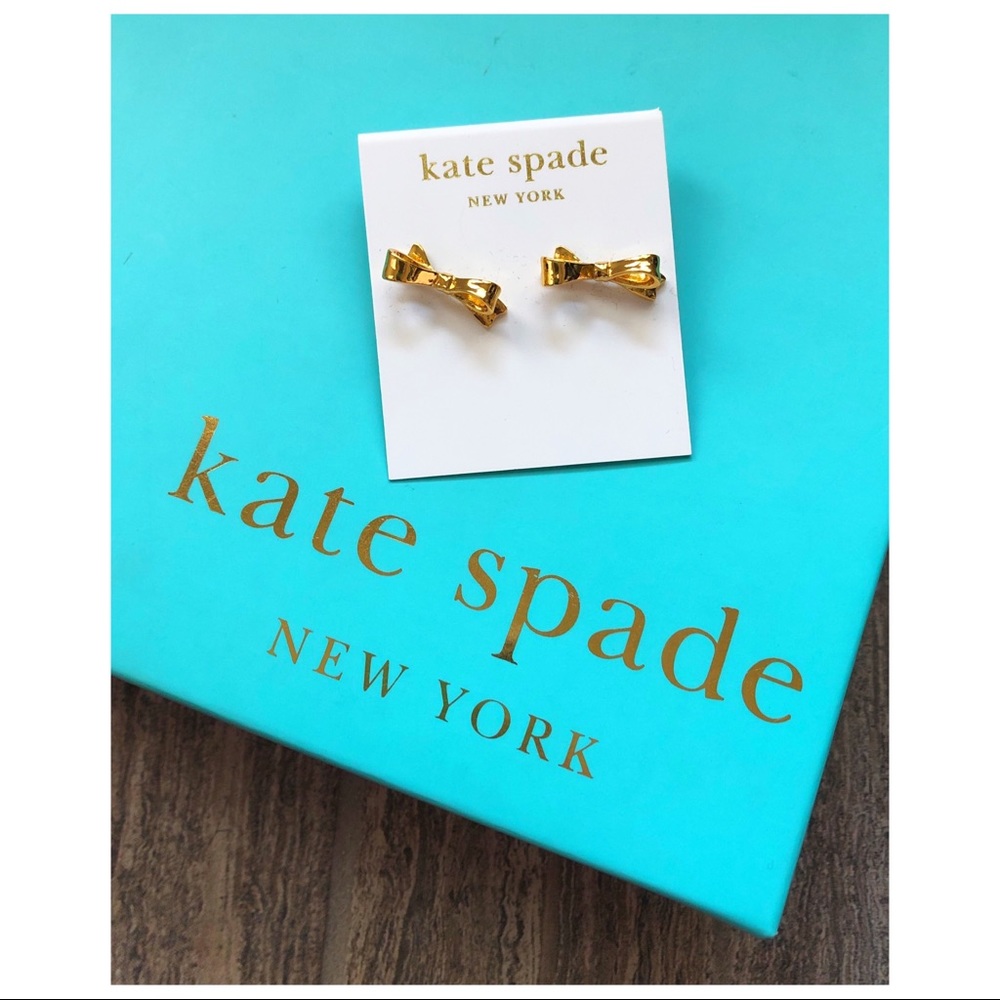 Kate Spade ♠️ Bow Stud Earrings | Gold